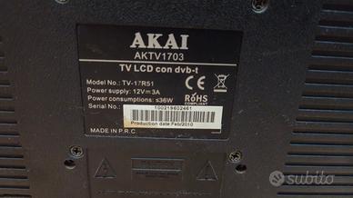 Tv led akai 17 pollici