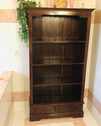 mobile libreria con cassetti