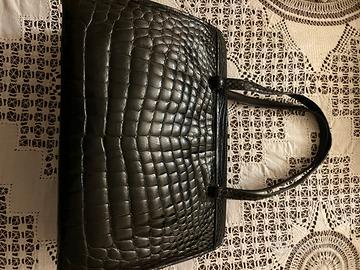 Borsa da collezione anni ’60 pelle coccodrillo