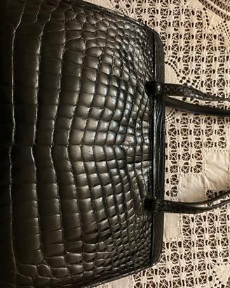 Borsa da collezione anni ’60 pelle coccodrillo
