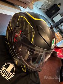AGV Casco Integrale AGV Nero Opaco Fluo Taglia  S