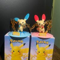 Pokémon Set Plusle & Minun figure  con scatola