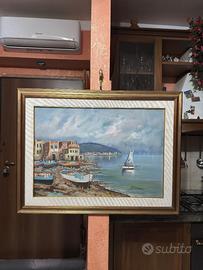 Cornici in legno in foglia d'oro e passepartout