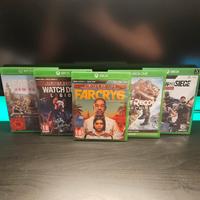 Lotto giochi Xbox - Far Cry 6, Legion, R6 ecc