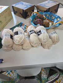 27 gomitoli drops Eskimo panna