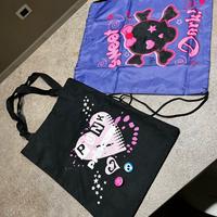 Set borsa e sacca punk dark