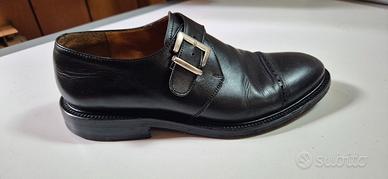 Scarpe Peter Ascot Uomo N. 43 in Pelle Nera