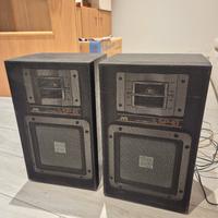 COPPIA CASSE SPEAKER JVC SP E1BK