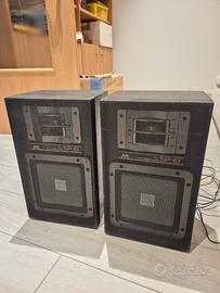 COPPIA CASSE SPEAKER JVC SP E1BK