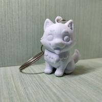 Portachiavi Husky Stampato in 3D 