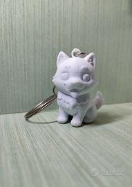 Portachiavi Husky Stampato in 3D 