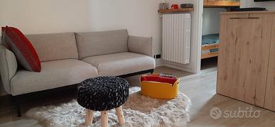 Divano Ikea Applaryd 2 posti, colore grigio