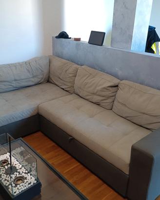 divano angolare  letto e contenitore 