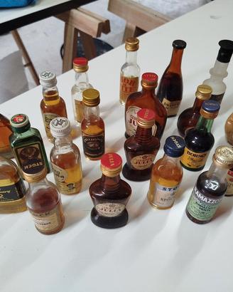 bottiglieette di i liquore da collezione 