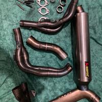 Scarico akrapovic ful titanio
