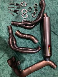 Scarico akrapovic ful titanio