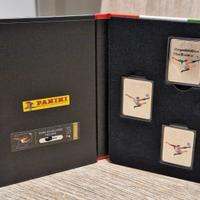 Trittico monete 5 euro Figurine Panini fdc