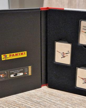 Trittico monete 5 euro Figurine Panini fdc