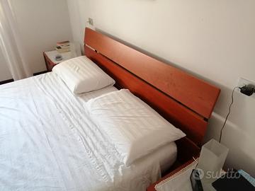 Letto matrimoniale Flou Tadao ciliegio