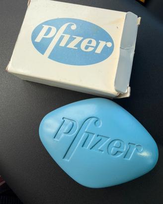 Pfizer porta carte pillola blu