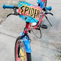 bicicletta spiderman bambino 