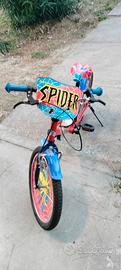 bicicletta spiderman bambino 