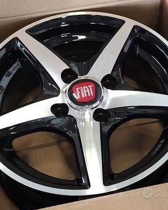 Cerchi In Lega NUOVI da 13 Per Fiat Uno 127 Ecc
