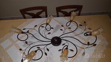 Lampadario e faretti 