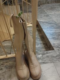 stivali beige donna n38
