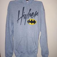 Felpa Logo Batman con cappuccio 