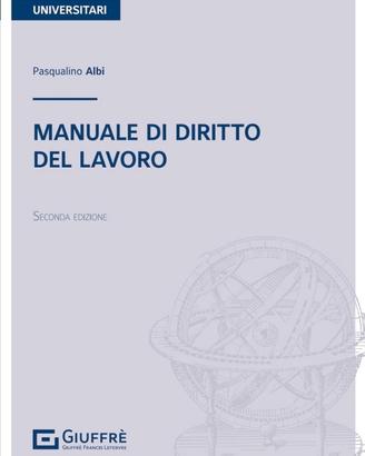 Manuale di diritto del lavoro - Albi (2024)