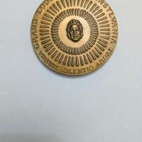 Medaglia massonica BENJAMIN FRANKLIN bronzo del 19