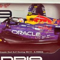 Bburago 1/18 Red Bull RB19 Las Vegas GP 23 S.Perez