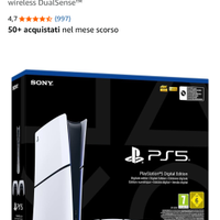 Playstation Pacchetto 5 (edizione digitale) + 2 co