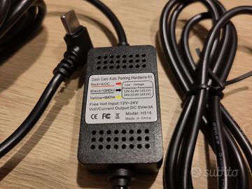 Cablaggio con attacco usb_C per dashcam auto