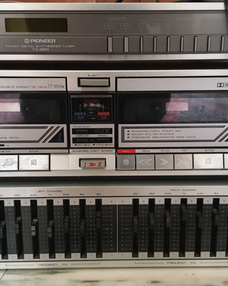 Impianto stereo Hi-Fi vintage Pioneer