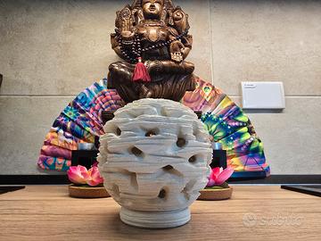 Porta lumino in pietra leccese da esterni