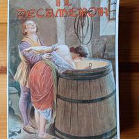libro vintage il Decameron di Giovanni Boccaccio 