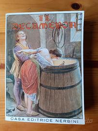 libro vintage il Decameron di Giovanni Boccaccio 
