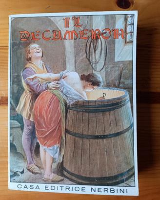 libro vintage il Decameron di Giovanni Boccaccio 
