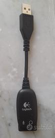 Logitech adapter USB-Cuffie