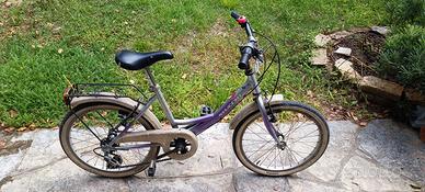 bicicletta 20 pollici 6 - 9 anni con cambio 