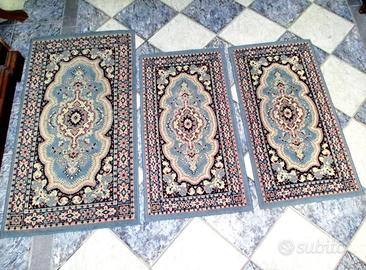 Set tappeti persiani scendi letto X 3 pezzi