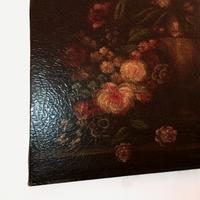 Olio su tela di pregio 