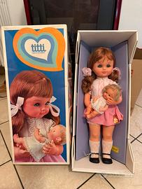 Bambola Sebino Titti Mamma Cialdino MAI USATA