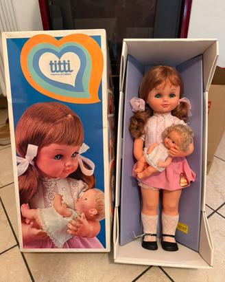 Bambola Sebino Titti Mamma Cialdino MAI USATA