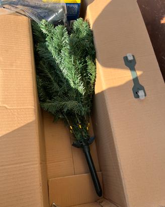 Albero di Natale 120 cm con luci 100 led