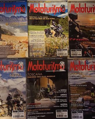Mototurismo annata 2019 6 numeri