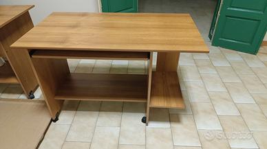 Scrivania con porta PC (2 pezzi)
