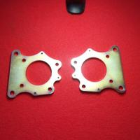 KIT PIASTRE PORTA PINZE POST. PER FIAT 500/600 SP